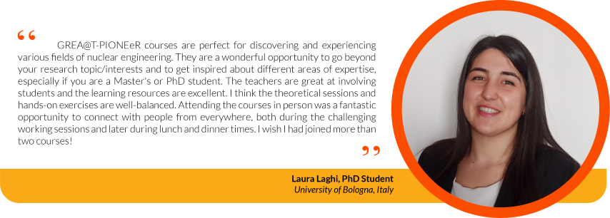 Student testimonial from Laura Laghi
